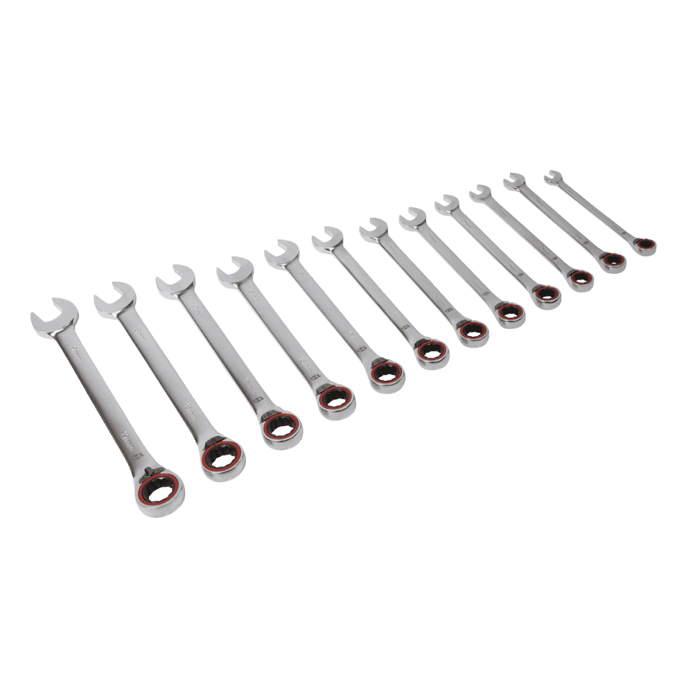 Premier Platinum Reversible Ratchet Combination Spanner Set 12pc : Model No-AK63944