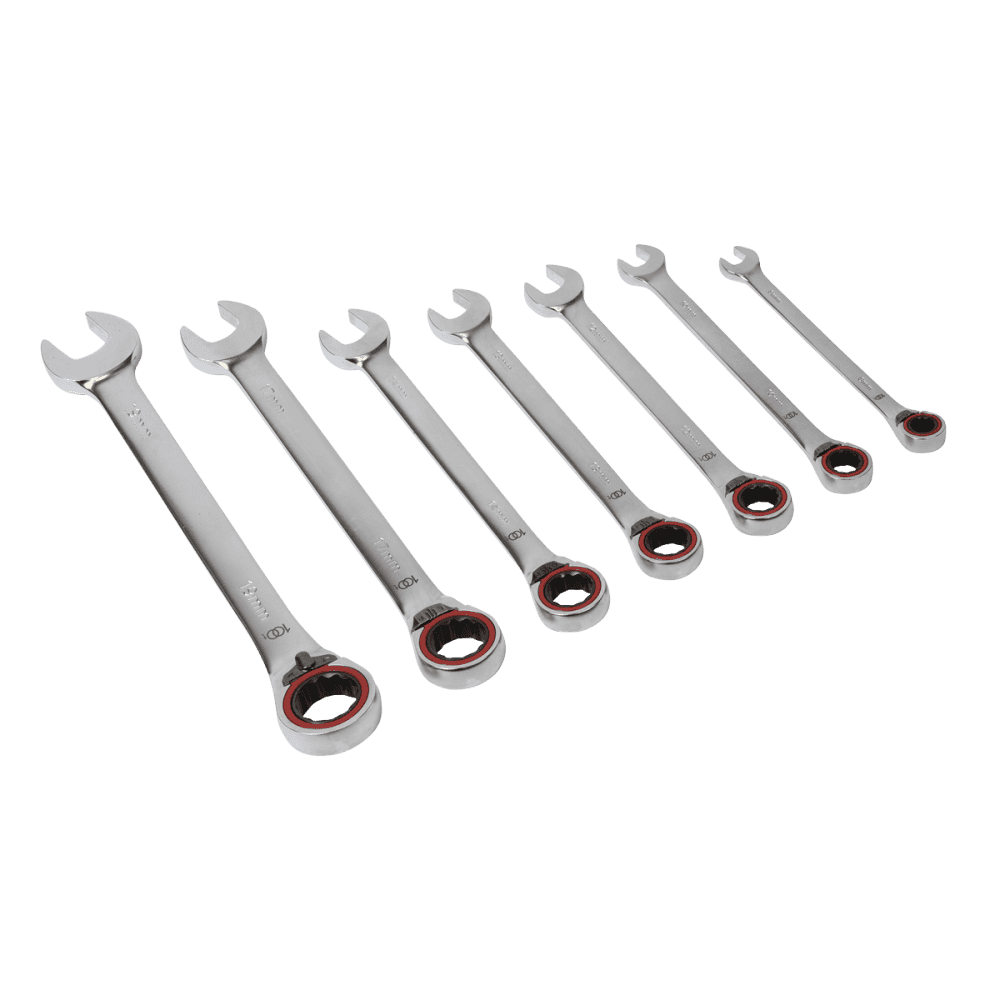 Premier Platinum Reversible Ratchet Combination Spanner Set 7pc : Model No-AK63945