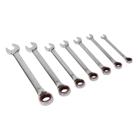 Premier Platinum Reversible Ratchet Combination Spanner Set 7pc : Model No-AK63945