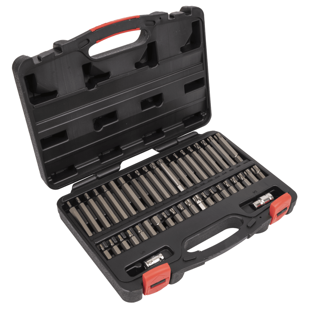TRX-Star*/Hex/Spline Bit Set 42pc 3/8" & 1/2"Sq Drive Model No-AK21942P