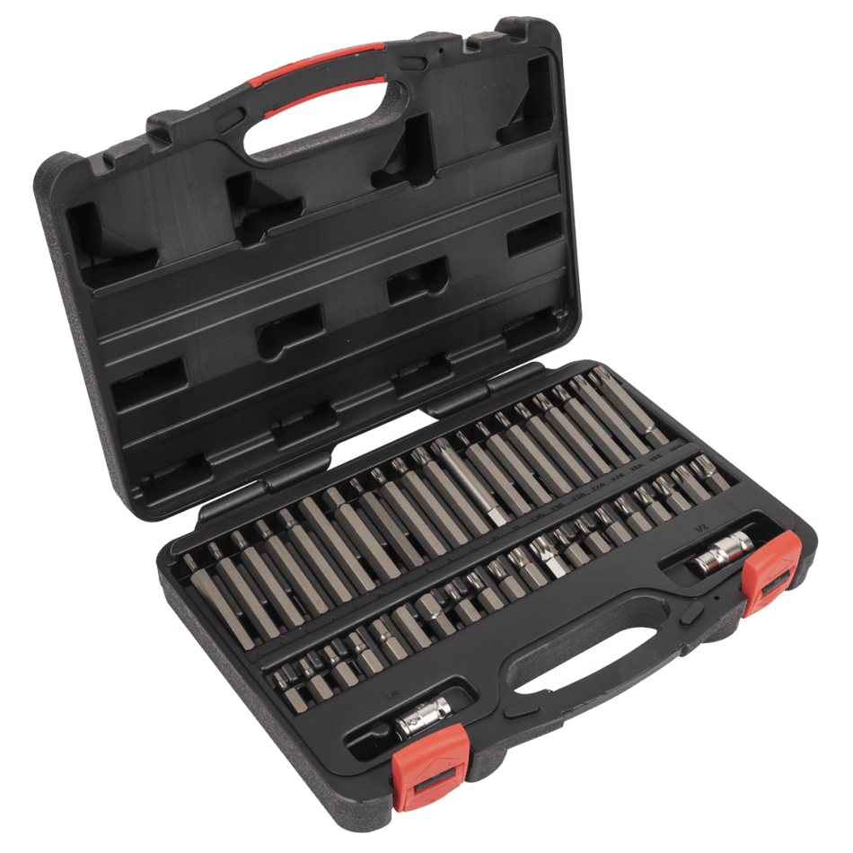 TRX-Star*/Hex/Spline Bit Set 42pc 3/8" & 1/2"Sq Drive Model No-AK21942P