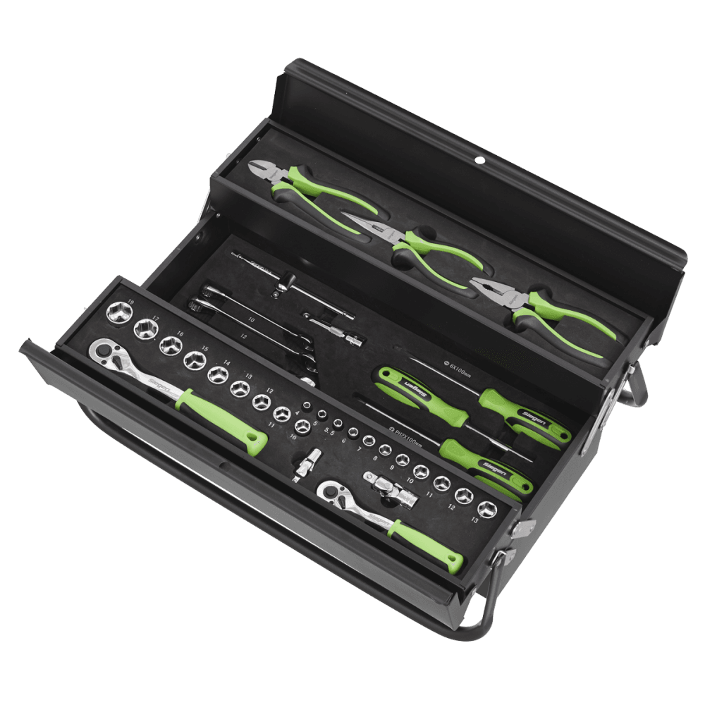 Cantilever Toolbox with Tool Kit 70pc Model No-S01215