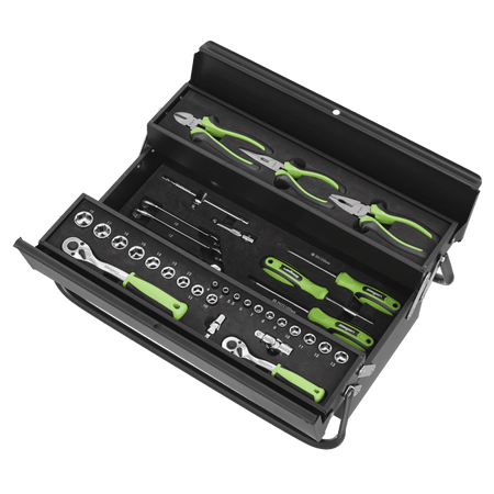 Cantilever Toolbox with Tool Kit 70pc Model No-S01215