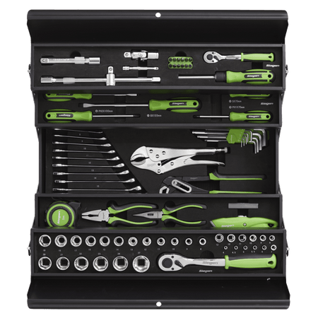 Cantilever Toolbox with 86pc Tool Kit Model No-S01216