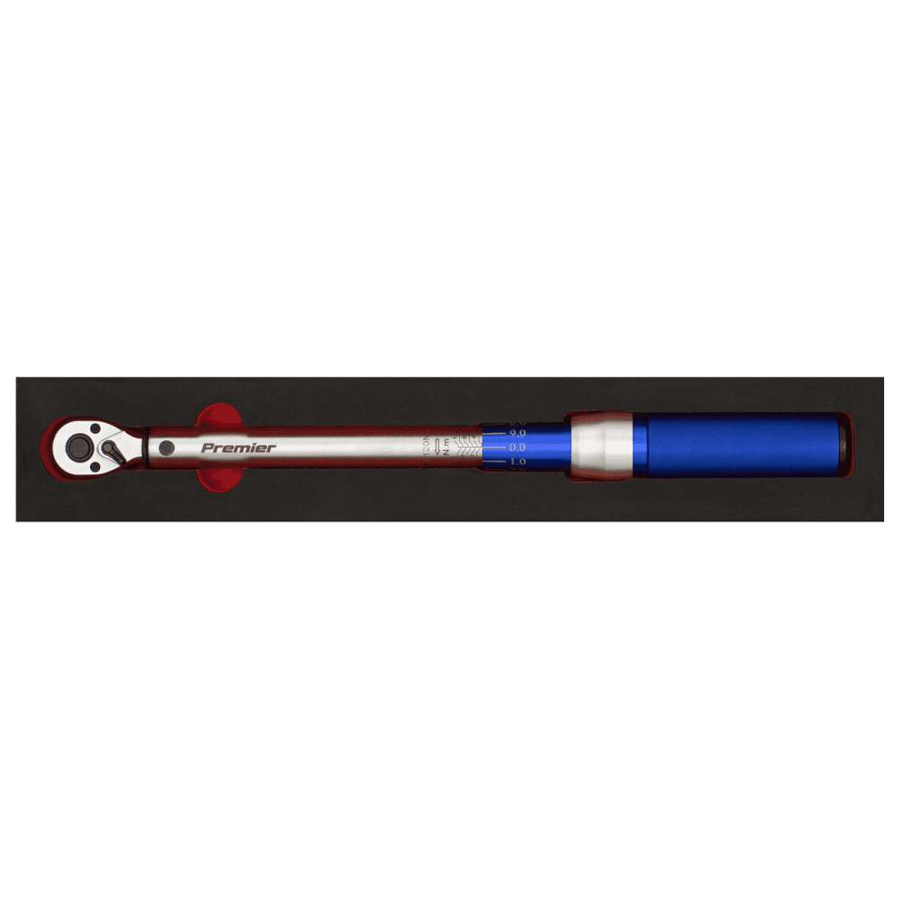 Premier Calibrated Micrometer Torque Wrench 3/8"Sq Drive 20-120Nm : Model No-STW903