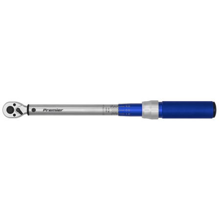 Premier Calibrated Micrometer Torque Wrench 3/8"Sq Drive 20-120Nm : Model No-STW903