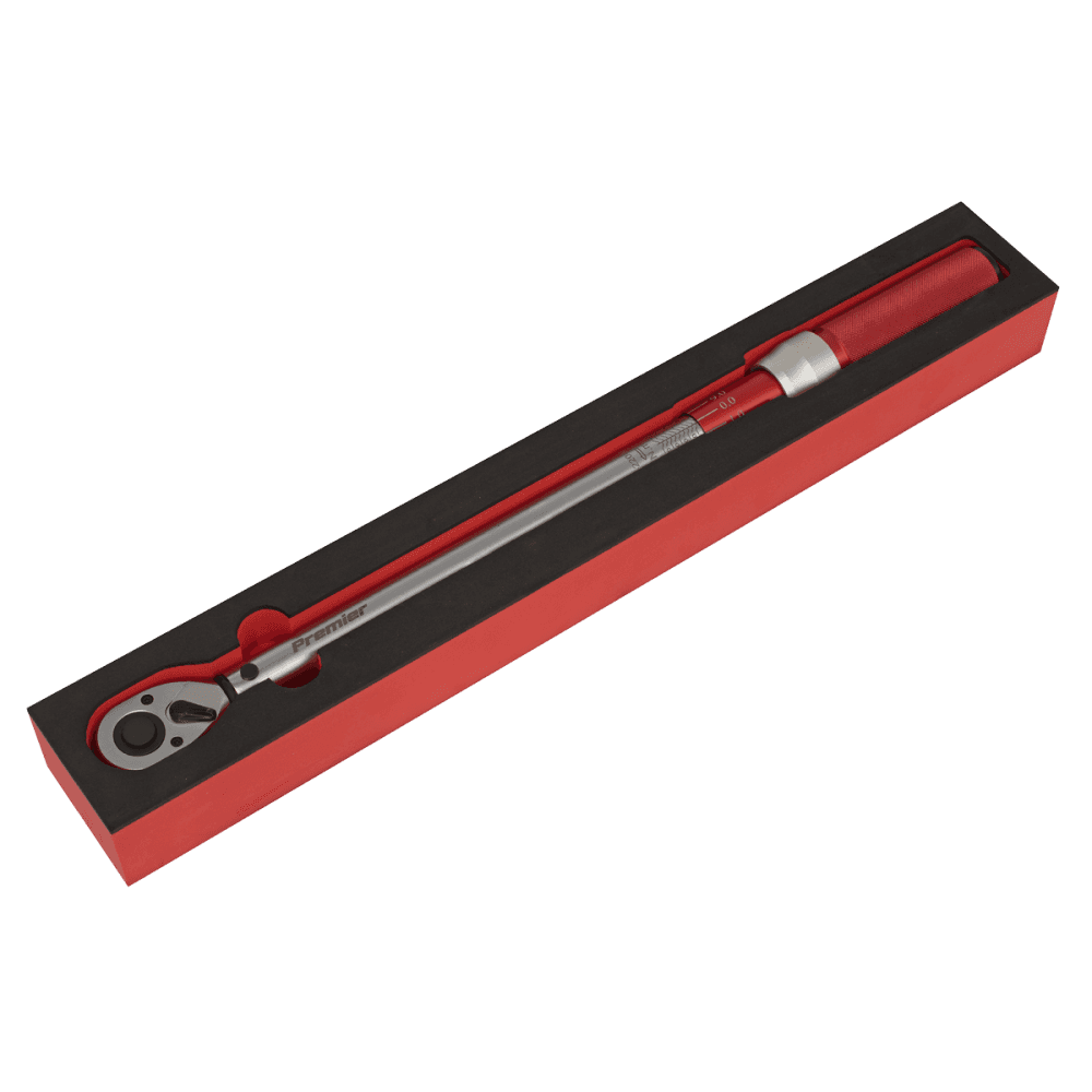 Premier Calibrated Micrometer Torque Wrench 1/2"Sq Drive 40-220Nm : Model No-STW904