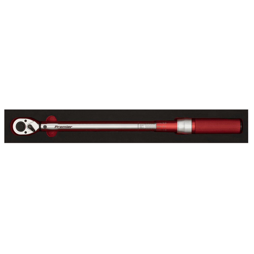Premier Calibrated Micrometer Torque Wrench 1/2"Sq Drive 40-220Nm : Model No-STW904