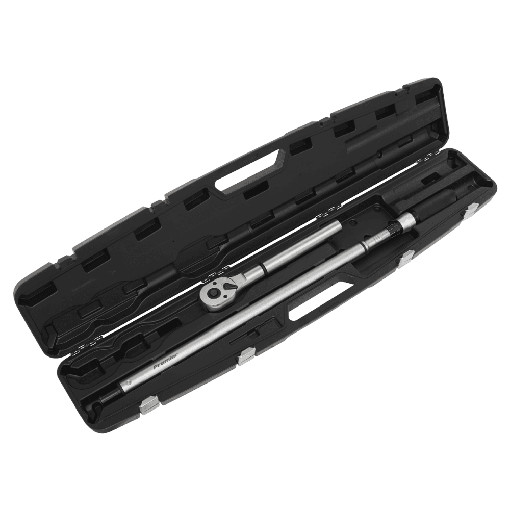 Premier Calibrated Micrometer Torque Wrench 3/4"Sq Drive 160-800Nm : Model No-STW907