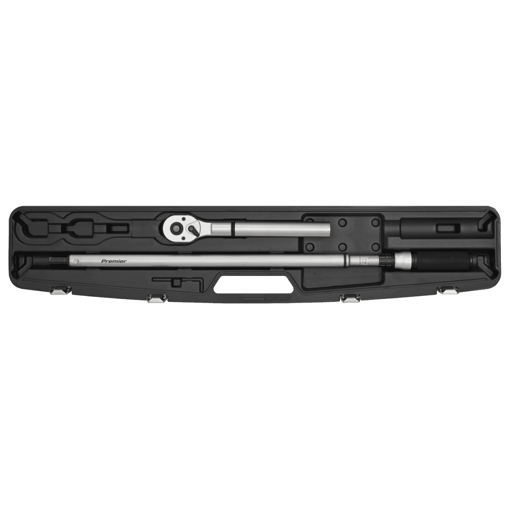 Premier Calibrated Micrometer Torque Wrench 3/4"Sq Drive 160-800Nm : Model No-STW907