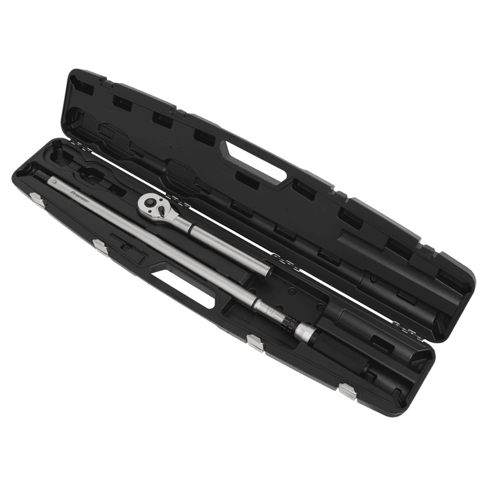 Premier Calibrated Micrometer Torque Wrench 3/4"Sq Drive 160-800Nm : Model No-STW907