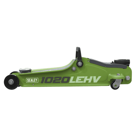 Trolley Jack 2tonne Low Entry Short Chassis - Hi-Vis Green Model No-1020LEHV