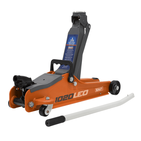 Trolley Jack 2tonne Low Entry Short Chassis - Orange Model No-1020LEO
