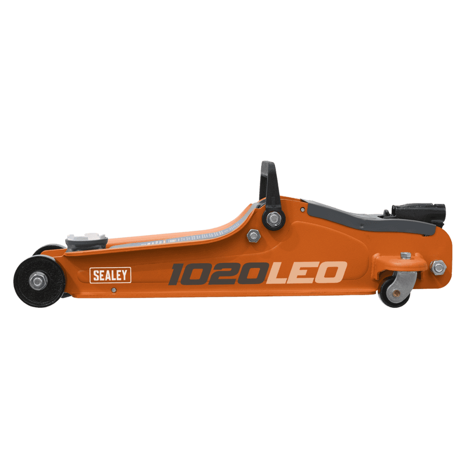 Trolley Jack 2tonne Low Entry Short Chassis - Orange Model No-1020LEO