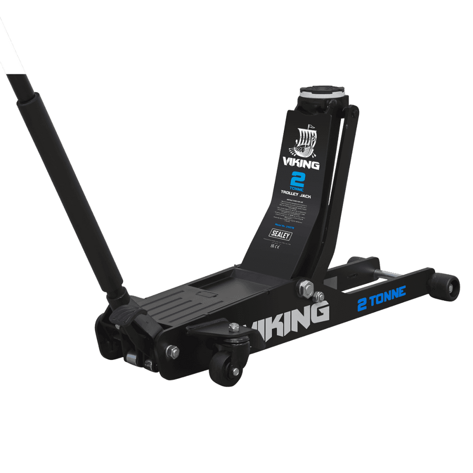 Viking Low Entry Long Reach Trolley Jack 2tonne with Rocket Lift Model No-2100TB