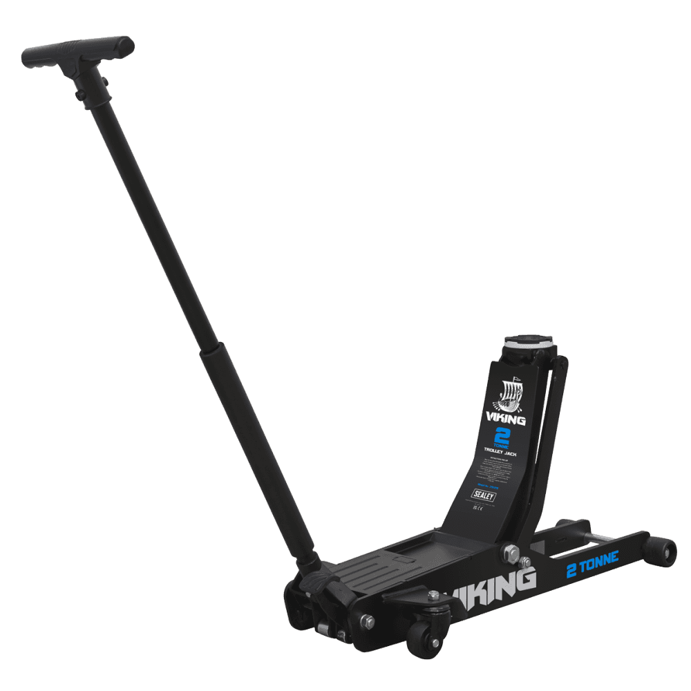 Viking Low Entry Long Reach Trolley Jack 2tonne with Rocket Lift Model No-2100TB