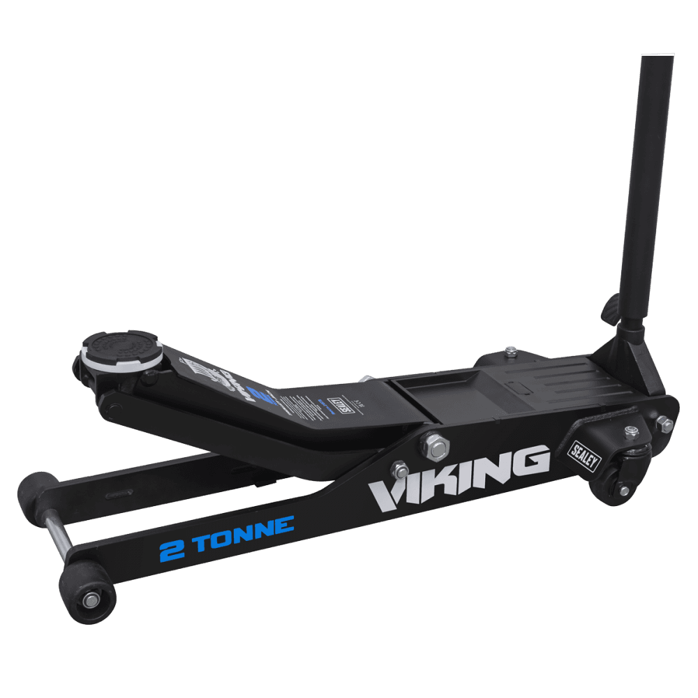 Viking Low Entry Long Reach Trolley Jack 2tonne with Rocket Lift Model No-2100TB