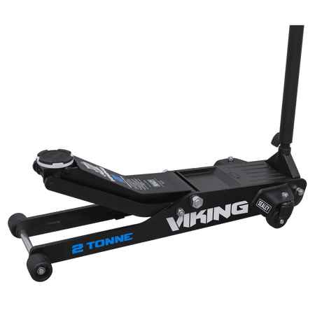 Viking Low Entry Long Reach Trolley Jack 2tonne with Rocket Lift Model No-2100TB
