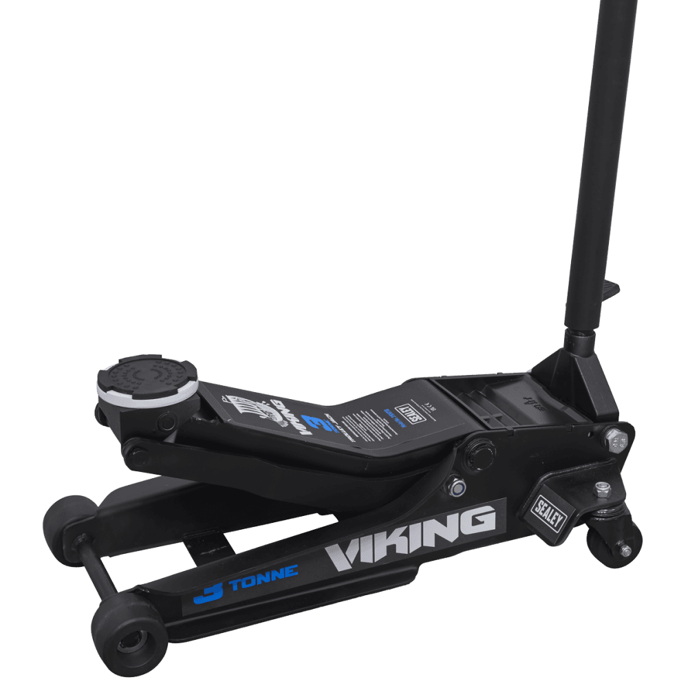 Viking 3tonne Low Entry Trolley Jack with Rocket Lift Model No-3100TB