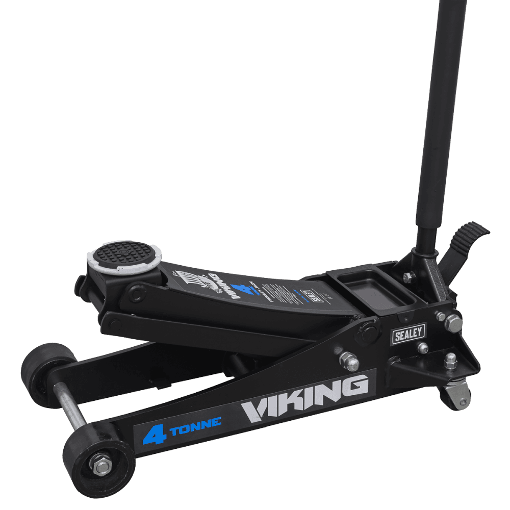 Viking Tyre Bay Trolley Jack 4tonne Low Entry with Rocket Lift Model No-4040TB