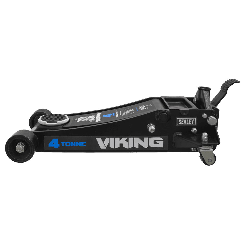 Viking Tyre Bay Trolley Jack 4tonne Low Entry with Rocket Lift Model No-4040TB
