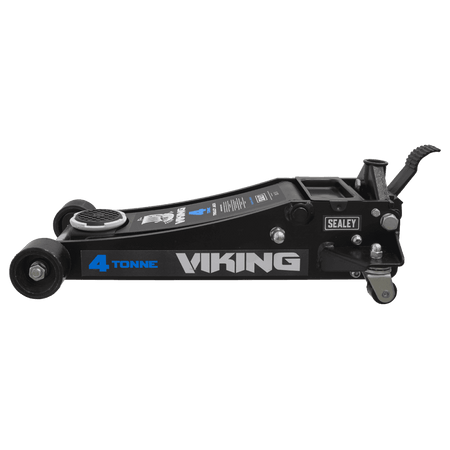 Viking Tyre Bay Trolley Jack 4tonne Low Entry with Rocket Lift Model No-4040TB