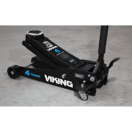 Viking Tyre Bay Trolley Jack 4tonne Low Entry with Rocket Lift Model No-4040TB