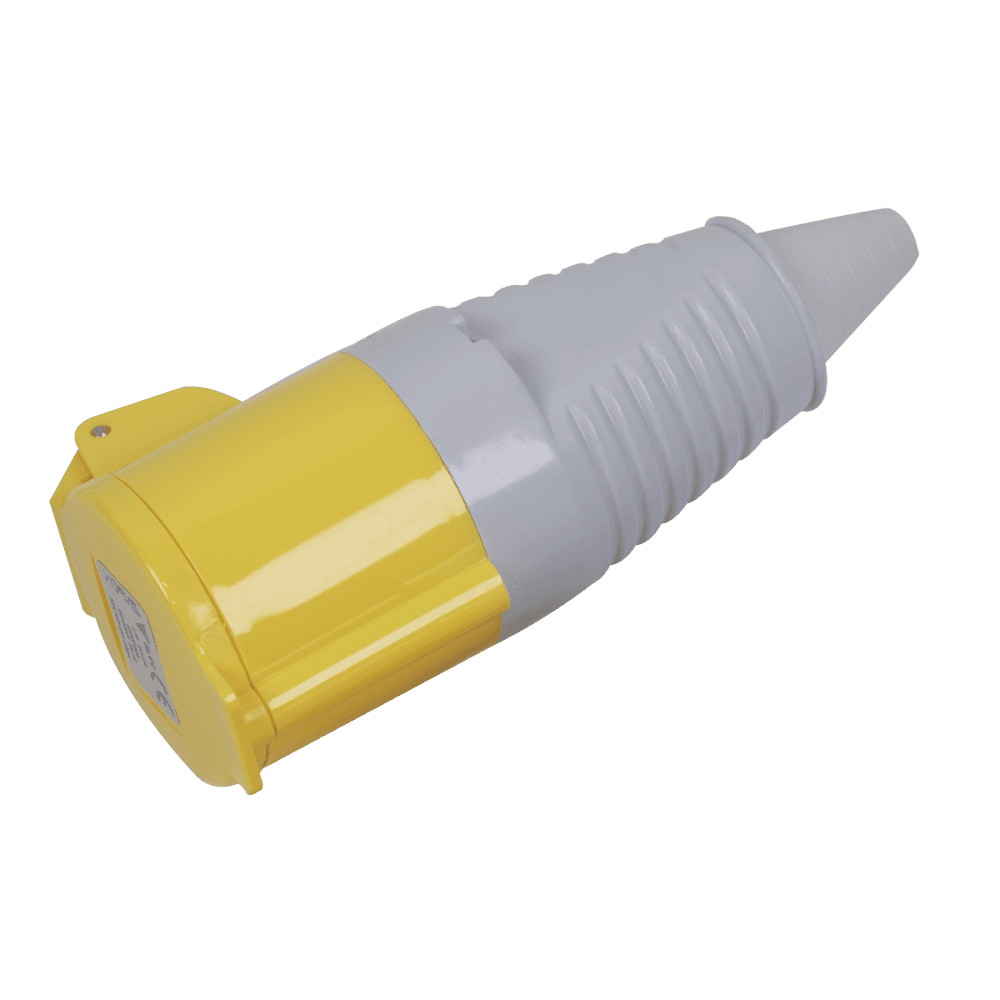 Yellow Socket 110V 16A Model No-WC11016