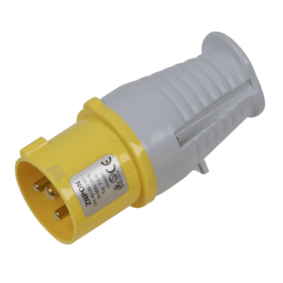 110V 16A 2P+E Plug Model No-WP11016