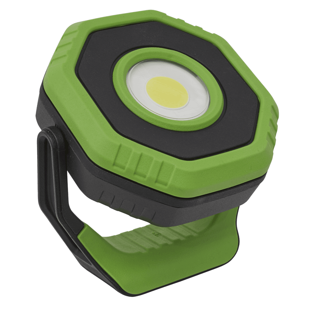 360° Rechargeable Pocket Floodlight with Magnet 14W COB LED - Green : Model No-LED1400P