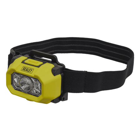 Intrinsically Safe Head Torch 1.8W SMD LED ATEX/IECEx Approved : Model No-HT452IS