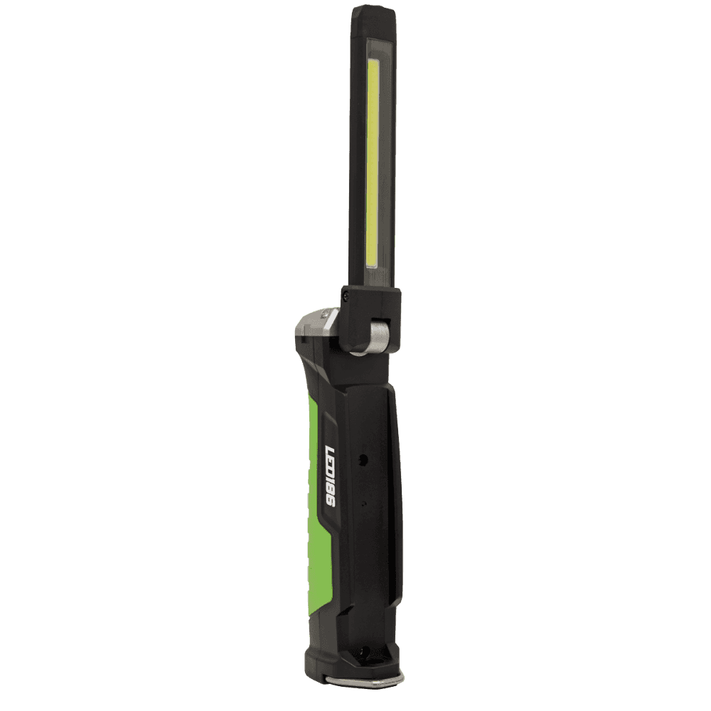 Rechargeable Slim Folding Inspection Light 6W COB LED & 1W SMD LED Lithium-ion : Model No-LED186