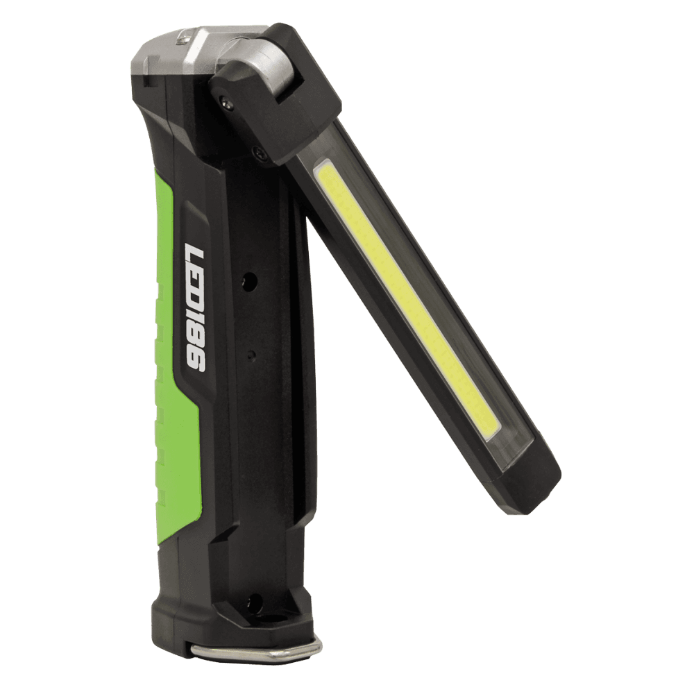 Rechargeable Slim Folding Inspection Light 6W COB LED & 1W SMD LED Lithium-ion : Model No-LED186