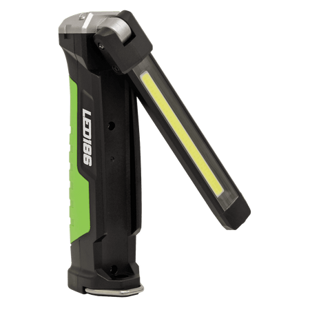 Rechargeable Slim Folding Inspection Light 6W COB LED & 1W SMD LED Lithium-ion : Model No-LED186