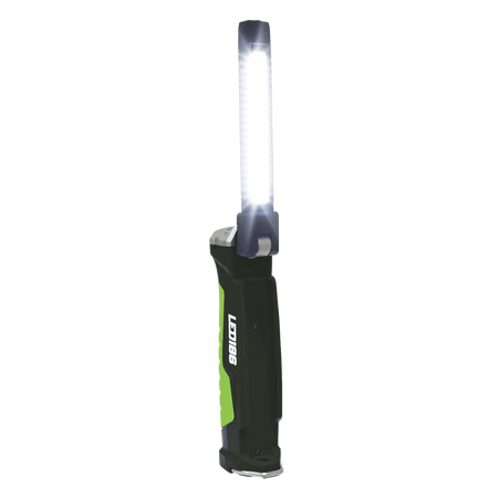 Rechargeable Slim Folding Inspection Light 6W COB LED & 1W SMD LED Lithium-ion : Model No-LED186