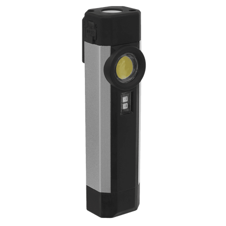 Rechargeable Aluminium Pocket Light with UV 3W COB + 1 SMD Model No-LED220UV