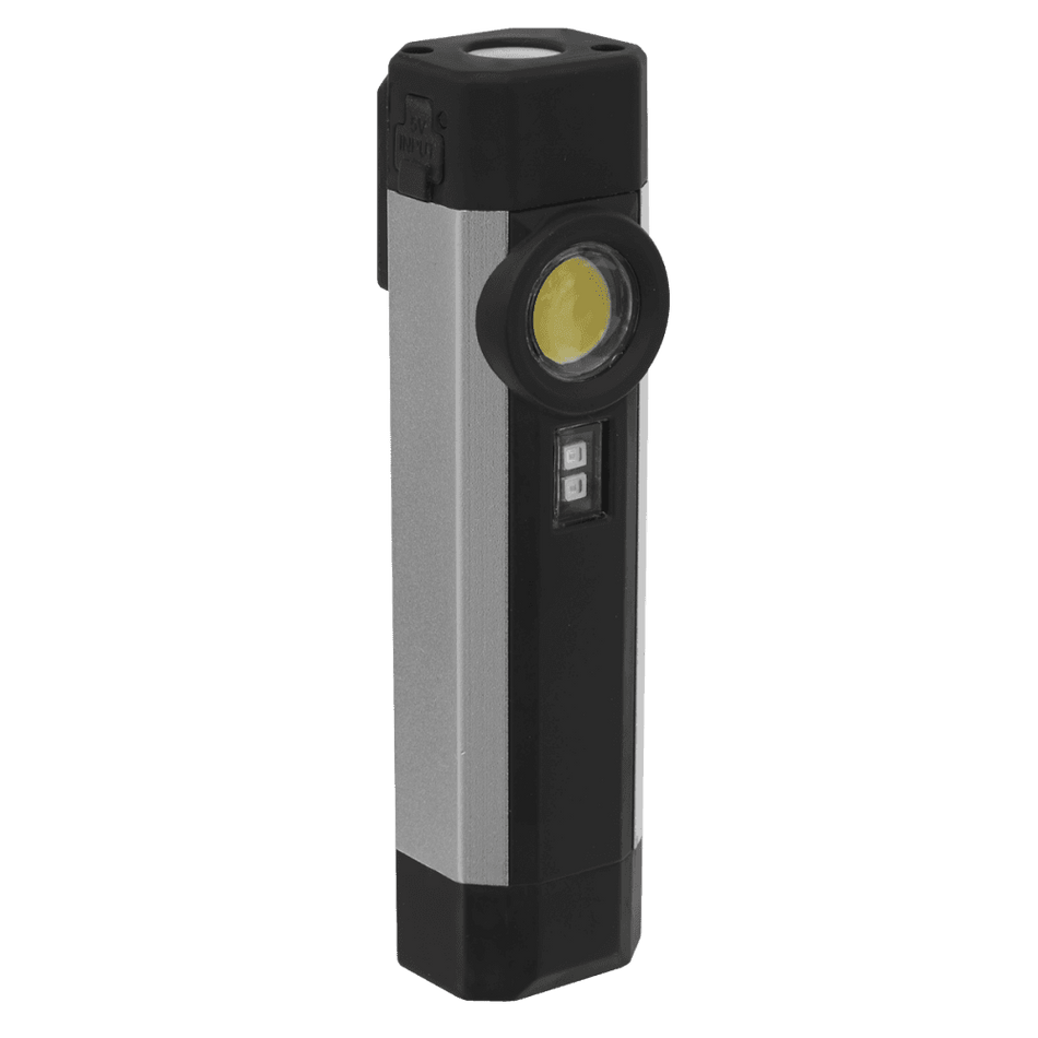 Rechargeable Aluminium Pocket Light with UV 3W COB + 1 SMD Model No-LED220UV