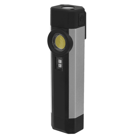 Rechargeable Aluminium Pocket Light with UV 3W COB + 1 SMD Model No-LED220UV