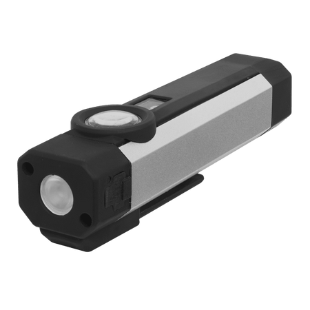 Rechargeable Aluminium Pocket Light with UV 3W COB + 1 SMD Model No-LED220UV
