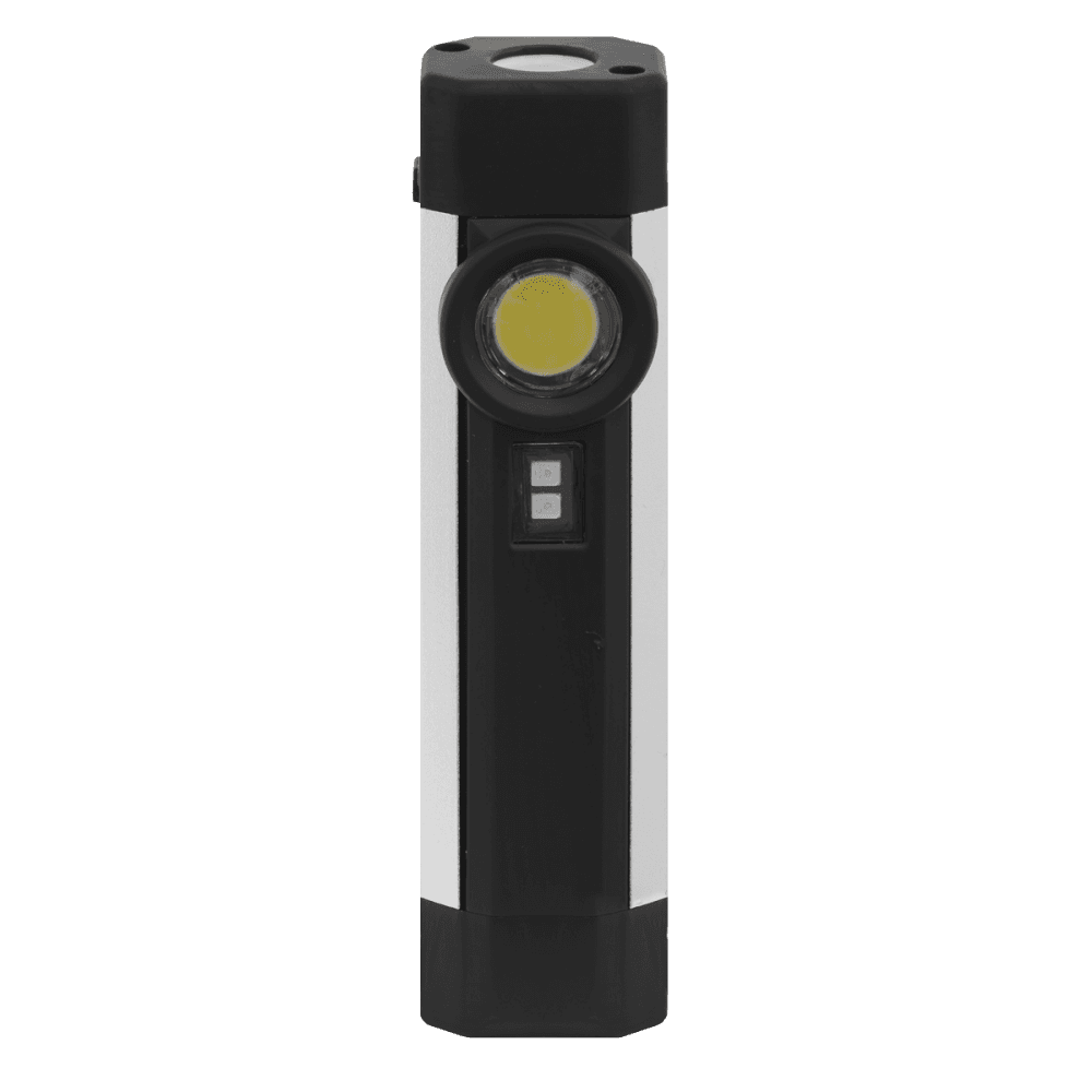 Rechargeable Aluminium Pocket Light with UV 3W COB + 1 SMD Model No-LED220UV