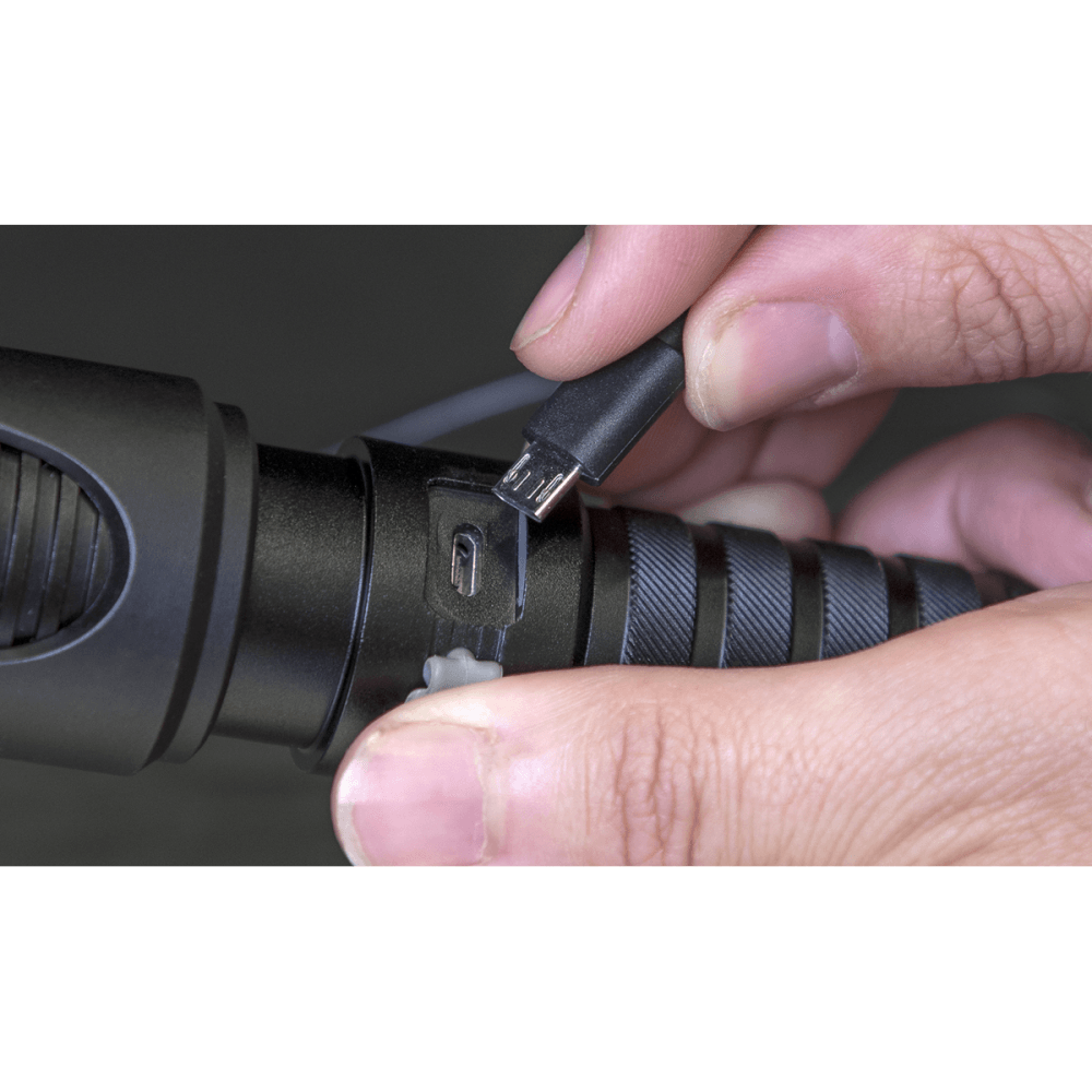 Aluminium Torch 5W CREE XPG LED Adjustable Focus Rechargeable with USB Port Model No-LED4491