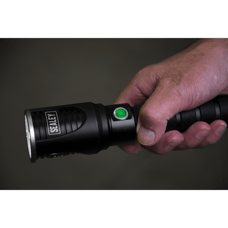 Aluminium Torch 10W CREE XM-L LED Adjustable Focus Rechargeable with USB Port Model No-LED4492