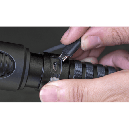 Aluminium Torch 10W CREE XM-L LED Adjustable Focus Rechargeable with USB Port Model No-LED4492