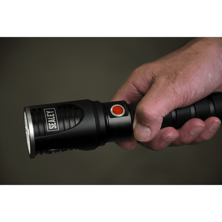 Aluminium Torch 10W CREE XM-L LED Adjustable Focus Rechargeable with USB Port Model No-LED4492