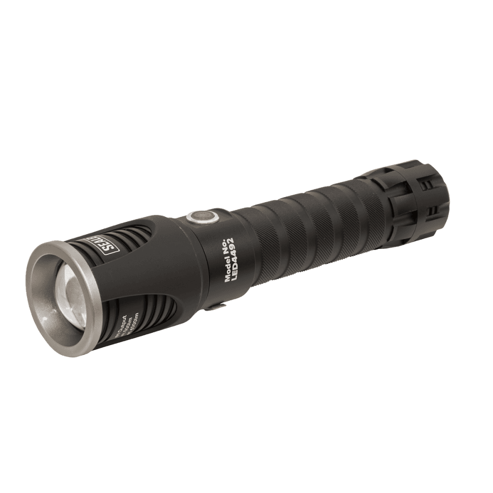 Aluminium Torch 10W CREE XM-L LED Adjustable Focus Rechargeable with USB Port Model No-LED4492
