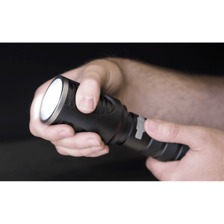 Aluminium Torch 60W COB LED Adjustable Focus Rechargeable with USB Port Model No-LED4494