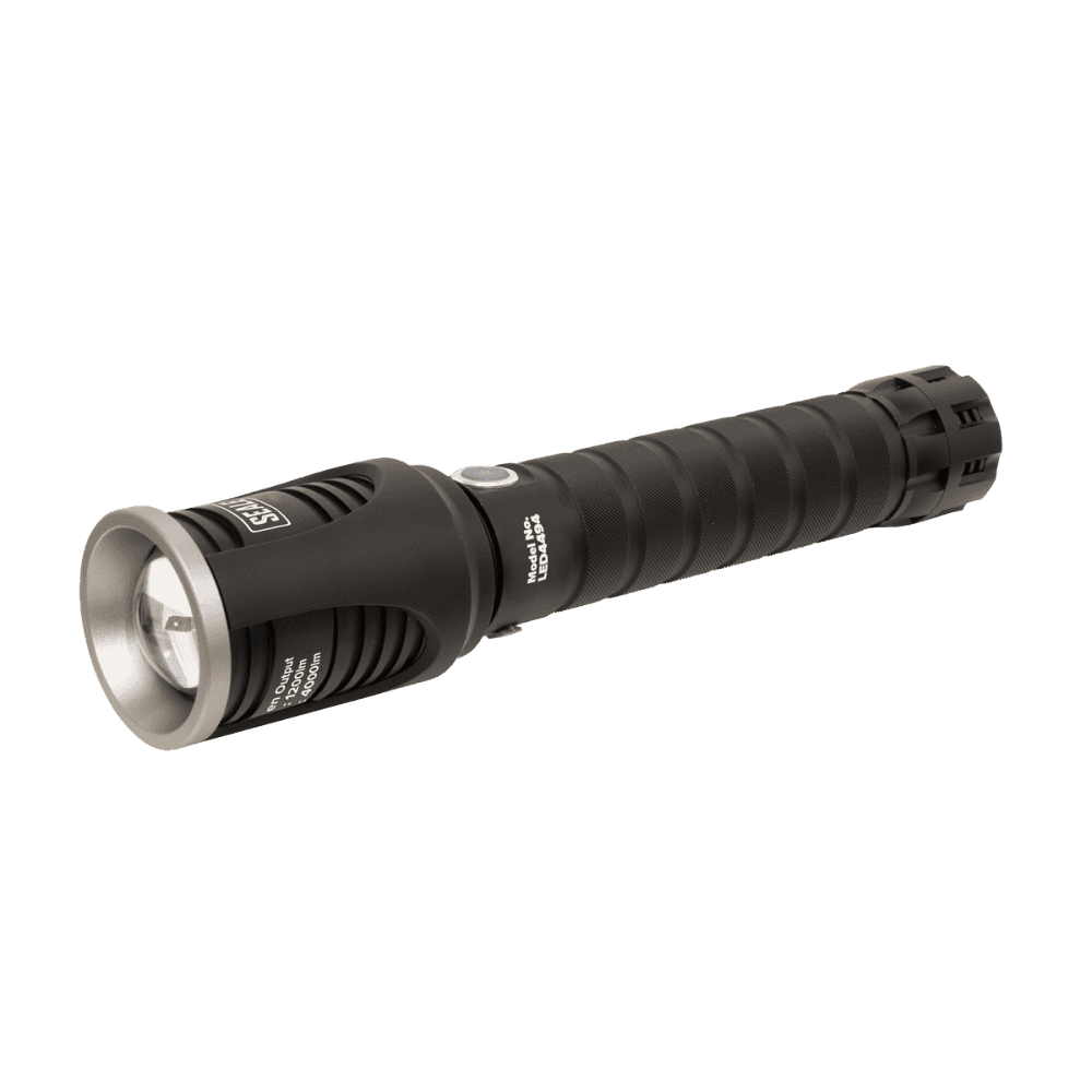 Aluminium Torch 60W COB LED Adjustable Focus Rechargeable with USB Port Model No-LED4494