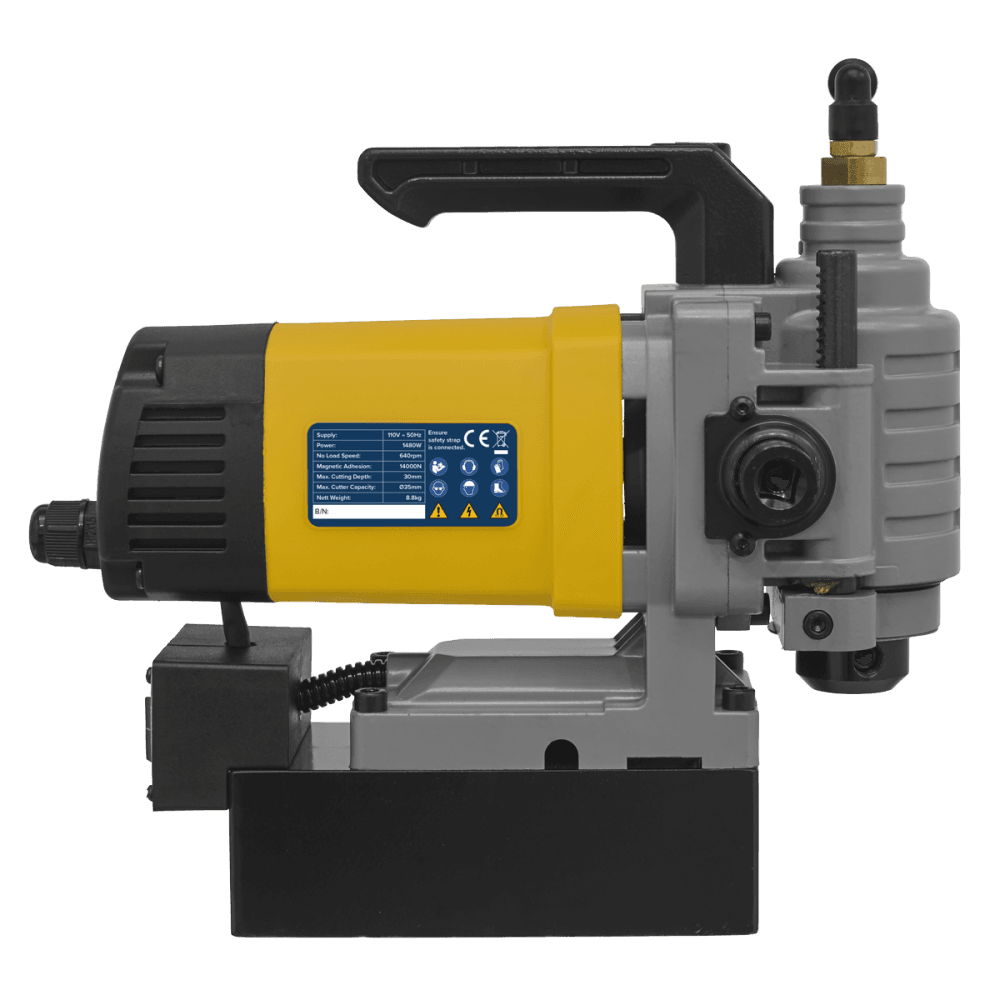 Low Profile Magnetic Drilling Machine 35mm 110V Model No-MAG35110VLP