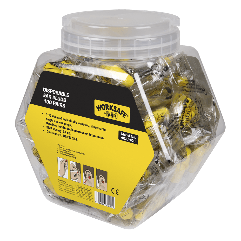 Ear Plugs Disposable - 100 Pairs Model No-403/100