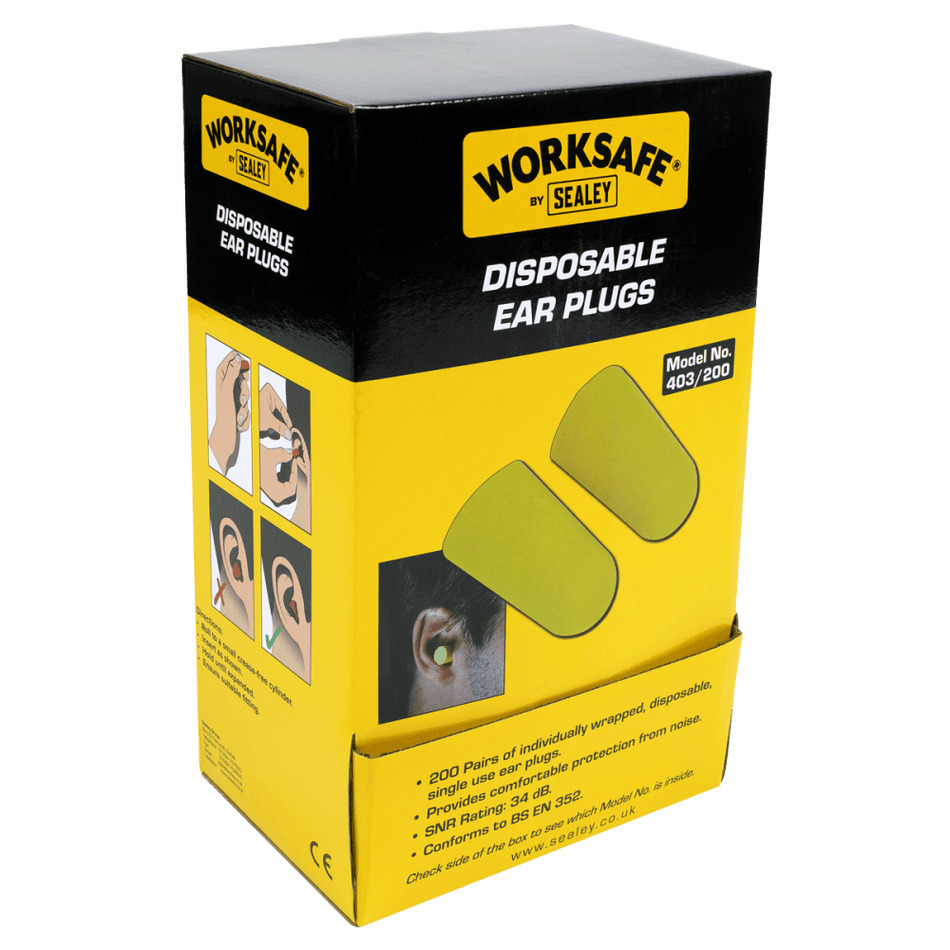 Ear Plugs Disposable - 200 Pairs Model No-403/200